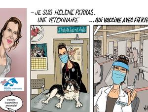 Les médecins vétérinaires vaccinent avec fierté!